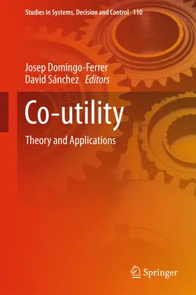 Domingo-Ferrer / Sánchez |  Co-utility | eBook | Sack Fachmedien