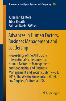 Kantola / Barath / Nazir |  Advances in Human Factors, Business Management and Leadership | eBook | Sack Fachmedien
