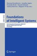 Kryszkiewicz / Appice / Ras |  Foundations of Intelligent Systems | Buch |  Sack Fachmedien