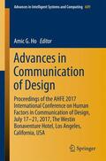 Ho |  Advances in Communication of Design | Buch |  Sack Fachmedien