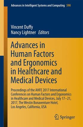 Lightner / Duffy |  Advances in Human Factors and Ergonomics in Healthcare and Medical Devices | Buch |  Sack Fachmedien