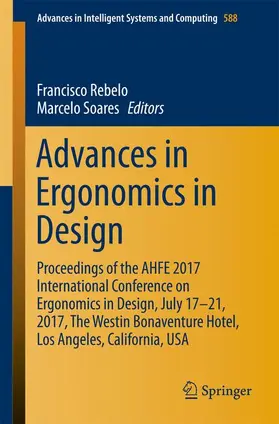 Soares / Rebelo | Advances in Ergonomics in Design | Buch | 978-3-319-60581-4 | sack.de