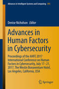 Nicholson |  Advances in Human Factors in Cybersecurity | eBook | Sack Fachmedien