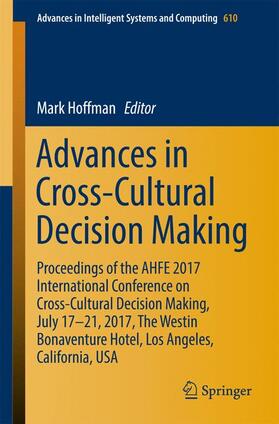 Hoffman |  Advances in Cross-Cultural Decision Making | Buch |  Sack Fachmedien