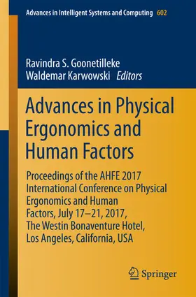 Goonetilleke / Karwowski |  Advances in Physical Ergonomics and Human Factors | eBook | Sack Fachmedien
