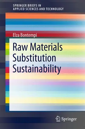 Bontempi |  Raw Materials Substitution Sustainability | Buch |  Sack Fachmedien