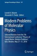 Chalyi / Bulavin |  Modern Problems of Molecular Physics | Buch |  Sack Fachmedien