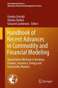 Consigli / Zambruno / Stefani |  Handbook of Recent Advances in Commodity and Financial Modeling | Buch |  Sack Fachmedien