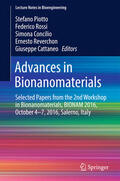 Piotto / Rossi / Concilio |  Advances in Bionanomaterials | eBook | Sack Fachmedien