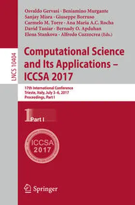 Gervasi / Murgante / Cuzzocrea | Computational Science and Its Applications – ICCSA 2017 | E-Book | sack.de