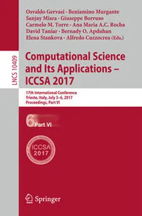 Gervasi / Murgante / Cuzzocrea | Computational Science and Its Applications – ICCSA 2017 | E-Book | sack.de