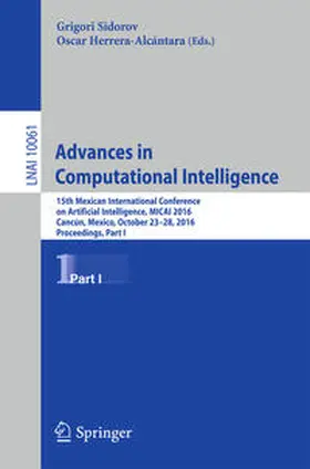 Sidorov / Herrera-Alcántara |  Advances in Computational Intelligence | eBook | Sack Fachmedien
