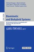 Mangan / Cutkosky / Lepora |  Biomimetic and Biohybrid Systems | Buch |  Sack Fachmedien