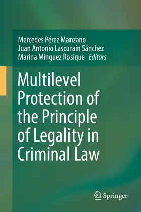 Pérez Manzano / Lascuraín Sánchez / Mínguez Rosique |  Multilevel Protection of the Principle of Legality in Criminal Law | eBook | Sack Fachmedien