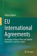 Zipperle |  EU International Agreements | Buch |  Sack Fachmedien