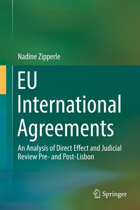 Zipperle | EU International Agreements | E-Book | sack.de