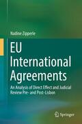 Zipperle |  EU International Agreements | eBook | Sack Fachmedien