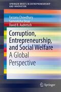 Chowdhury / Desai / Audretsch |  Corruption, Entrepreneurship, and Social Welfare | Buch |  Sack Fachmedien
