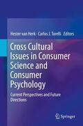 Torelli / van Herk |  Cross Cultural Issues in Consumer Science and Consumer Psychology | Buch |  Sack Fachmedien