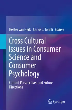 van Herk / Torelli | Cross Cultural Issues in Consumer Science and Consumer Psychology | E-Book | sack.de