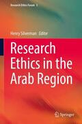 Silverman |  Research Ethics in the Arab Region | Buch |  Sack Fachmedien