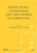 Basu / Cordella |  Institutions, Governance and the Control of Corruption | eBook | Sack Fachmedien