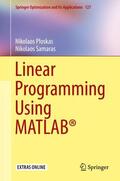 Samaras / Ploskas |  Linear Programming Using MATLAB® | Buch |  Sack Fachmedien