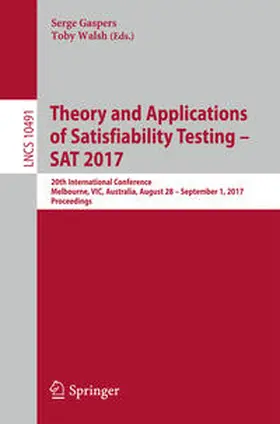 Gaspers / Walsh | Theory and Applications of Satisfiability Testing – SAT 2017 | E-Book | www.sack.de