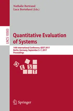 Bertrand / Bortolussi | Quantitative Evaluation of Systems | E-Book | www.sack.de