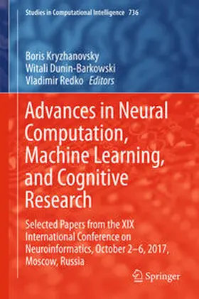 Kryzhanovsky / Dunin-Barkowski / Redko |  Advances in Neural Computation, Machine Learning, and Cognitive Research | eBook | Sack Fachmedien