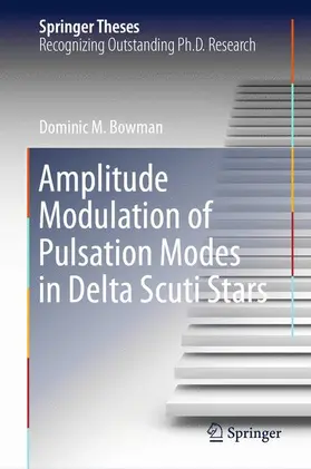 Bowman |  Amplitude Modulation of Pulsation Modes in Delta Scuti Stars | Buch |  Sack Fachmedien