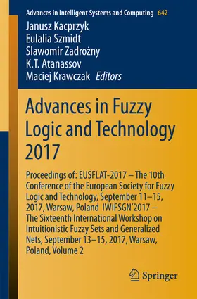 Kacprzyk / Szmidt / Zadrozny | Advances in Fuzzy Logic and Technology 2017 | E-Book | sack.de