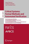 Petrucci / Cavalcanti / Seceleanu |  Critical Systems: Formal Methods and Automated Verification | Buch |  Sack Fachmedien