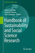 Leal Filho / Callewaert / Marans |  Handbook of Sustainability and Social Science Research | Buch |  Sack Fachmedien
