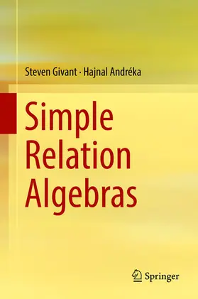Givant / Andréka | Simple Relation Algebras | E-Book | www.sack.de