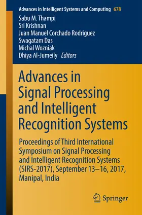 Thampi / Krishnan / Corchado Rodriguez | Advances in Signal Processing and Intelligent Recognition Systems | E-Book | sack.de