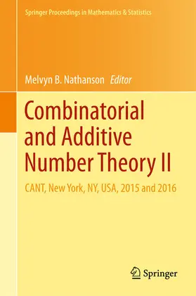 Nathanson | Combinatorial and Additive Number Theory II | E-Book | sack.de