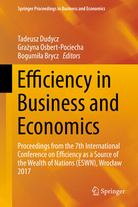 Dudycz / Osbert-Pociecha / Brycz | Efficiency in Business and Economics | E-Book | sack.de