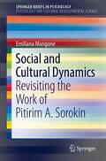 Mangone |  Social and Cultural Dynamics | Buch |  Sack Fachmedien