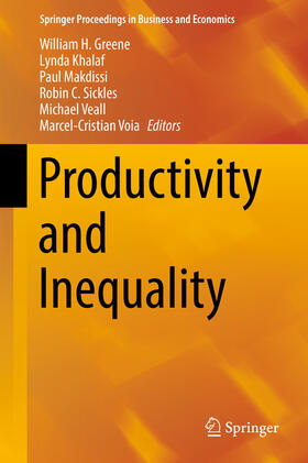 Greene / Khalaf / Makdissi | Productivity and Inequality | E-Book | sack.de