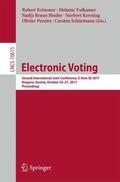Krimmer / Volkamer / Schürmann |  Electronic Voting | Buch |  Sack Fachmedien