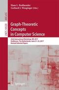 Woeginger / Bodlaender |  Graph-Theoretic Concepts in Computer Science | Buch |  Sack Fachmedien