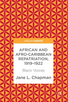 Chapman |  African and Afro-Caribbean Repatriation, 1919–1922 | Buch |  Sack Fachmedien