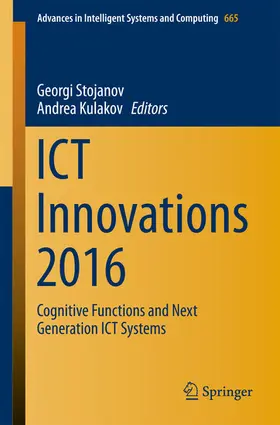 Stojanov / Kulakov |  ICT Innovations 2016 | eBook | Sack Fachmedien