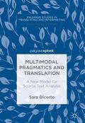 Dicerto |  Multimodal Pragmatics and Translation | Buch |  Sack Fachmedien