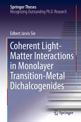 Sie | Coherent Light-Matter Interactions in Monolayer Transition-Metal Dichalcogenides | E-Book | www.sack.de