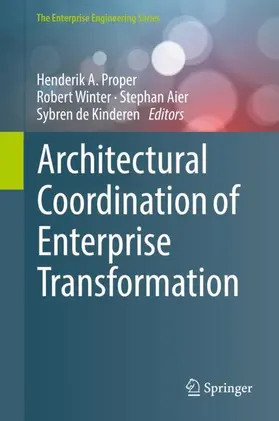 Proper / de Kinderen / Winter |  Architectural Coordination of Enterprise Transformation | Buch |  Sack Fachmedien