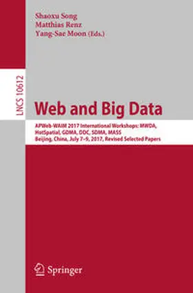 Song / Renz / Moon |  Web and Big Data | eBook | Sack Fachmedien