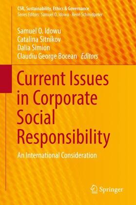 Idowu / Bocean / Sitnikov | Current Issues in Corporate Social Responsibility | Buch | 978-3-319-70448-7 | sack.de