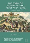 Stewart |  The Form of Poetry in the 1820s and 1830s | Buch |  Sack Fachmedien